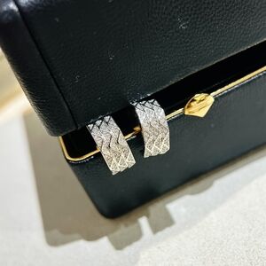 Graf's new triple diamond-paved earrings